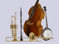 Banjo, Double Bass, Clarinet/Sax, Trumpet, and Trombone